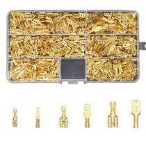 Kit 600 terminais conectores eletricos 2.8/4.8/6.3 crimpagem Kit 600 terminais conectores eletricos 2.8/4.8/6.3 crimpagem