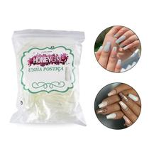 Kit 600 Unhas Postiças Bailarina Realista Transparente Kit 600 Unhas Postiças Bailarina Realista Transparente