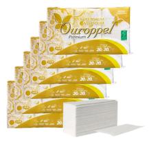 Kit 6000 Papel Tolha Interfolha Extra Luxo 100% Celulose