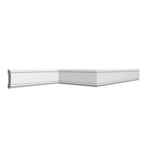 Kit 60m Linear Roda Meio Perfil de Poliestireno CW12 Branco Homestar