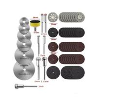 Kit 63 Pçs Discos Micro Retifica Dremel