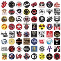 Kit 64 Adesivos Logo Bandas De Rock Vintage Kit 64 Adesivos Logo Bandas De Rock Vintage