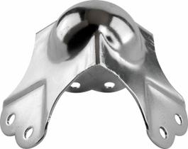 Kit 64 canto bola grande cromado yr3102 Kit 64 canto bola grande cromado yr3102