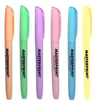 Kit 6Canetas Tom Pastel Am Az Vd Rs Rsê Lilás Marca texto Kit 6Canetas Tom Pastel Am Az Vd Rs Rsê Lilás Marca texto