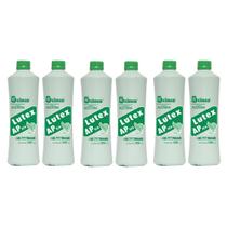 Kit 6un Acetona Lutex Cinco 500ml Removedor de Esmaltes a Base de Acetona Kit 6un Acetona Lutex Cinco 500ml Removedor de Esmaltes a Base de Acetona