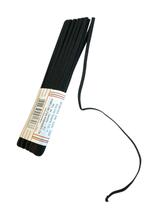 Kit 6un Elástico Chato N8, 5mm, preto poliéster 10 metros Kit 6un Elástico Chato N8, 5mm, preto poliéster 10 metros