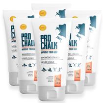Kit 6un Magnesio Liquido Pro Chalk Liquid Chalk Tubo 75g