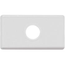 Kit 6un Módulo Tampo Com 1 Furo 9,5 Mm Tramontina Branco Tramontina