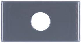 Kit 6un Módulo Tampo com 1 Furo 9,5 mm Tramontina Grafite Kit 6un Módulo Tampo com 1 Furo 9,5 mm Tramontina Grafite