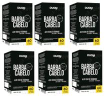 Kit 6un Suplemento Alimentar Barba e Cabelo 60Cps - Duom Kit 6un Suplemento Alimentar Barba e Cabelo 60Cps - Duom
