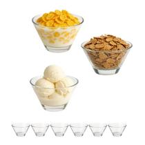 Kit 6un Tigela bowl vidro sobremesa sorvete salada frutas Kit 6un Tigela bowl vidro sobremesa sorvete salada frutas