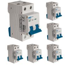 Kit 6und Disjuntor Bipolar DJ-3K2 Curva C 50A 3.000A 400V~ Qualidade