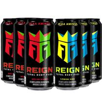 Kit 6Und Energético Alta Perf. Reign Melon & Lemon Hdz 473Ml