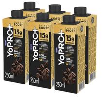 Kit 6und YoPRO UHT Energy Boost Café Exp 250g 15g Proteína Kit 6und YoPRO UHT Energy Boost Café Exp 250g 15g Proteína