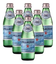 Kit 6x Água Italiana Da Lombardia San Pellegrino 250ml C/ Gás Premium Excelente Produto