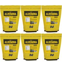 Kit 6x Albumina Naturovos 1kg Sabor Natural