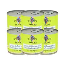 Kit 6X: Atum Sólido Com Limão Tours 255G