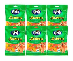 Kit 6x Bala De Gelatina Fini Ursinhos 90g - Cimed Kit 6x Bala De Gelatina Fini Ursinhos 90g - Cimed