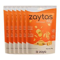 Kit 6X: Biscoito Parmezaya Protein Sem Glúten Zaya 50g