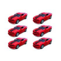 Kit 6x Brinquedo carrinho Camaro de propulsão - AP TOYS Kit 6x Brinquedo carrinho Camaro de propulsão - AP TOYS