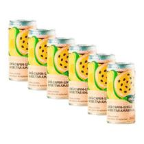 Kit 6X: Chá Capim Limão Frutas Amarelas Gaseificado Brazô