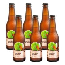 Kit 6X: Chá Mate Com Limão Gaseificado Brô 350Ml Kit 6X: Chá Mate Com Limão Gaseificado Brô 350Ml