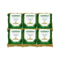 Kit 6x Chá Pacote Calendula Flores 30g - CHAMEL