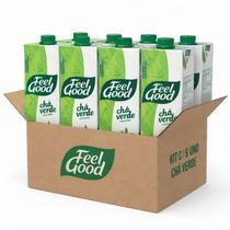 Kit 6x Chá Verde c/ Limão Baixo em Calorias FEEL GOOD 1L Kit 6x Chá Verde c/ Limão Baixo em Calorias FEEL GOOD 1L