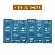 Kit 6X: Chocolate 70% Cacau Açúcar Coco Orgânico Chokolah