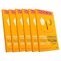 Kit 6X: Chocolate Branco Com Nibs Vegano Cookoa 80G