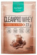 Kit 6X: Cleanpro Whey Protein Isolado Chocolate Nutrify Sachê 30g