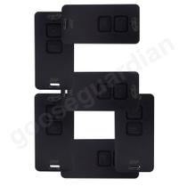 Kit 6x Controle Remoto Ppa Zap 433mhz Motor Portão Eletrônico Alarme Cerca