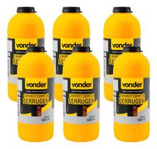 Kit 6x Convertedor de Ferrugem Fundo Protetor Vonder 500ml