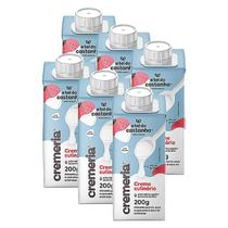 Kit 6X: Creme Culinário Vegetal Cremeria A Tal da Castanha 200ml Kit 6X: Creme Culinário Vegetal Cremeria A Tal da Castanha 200ml