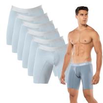 Kit 6x Cueca Box Longleg Masculina Esportiva Assadura Keeper