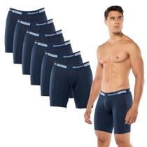 Kit 6x Cueca Box Longleg Masculina Esportiva Assadura Keeper