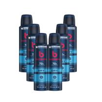 Kit 6x Desodorante Bozzano Aerosol 150ml Dry Proteção Seca KIT COTY