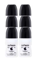 Kit 6x Desodorante Roll-On Active 50ml - Red Apple