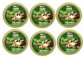 KIT 6X Doce de Figo Ramy em Lata 600g Reserva de Minas Caramelizado ao Conhaque Francês KIT 6X Doce de Figo Ramy em Lata 600g Reserva de Minas Caramelizado ao Conhaque Francês