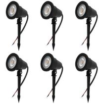 Kit 6x Espeto De Jardim 7W IP65 Bivolt Verde Kit 6x Espeto De Jardim 7W IP65 Bivolt Verde