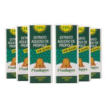 Kit 6x Extrato de Própolis Marrom Aquoso 30ml - Prodapys