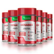 Kit 6x Frascos Denasex - Arginina, Magnésio, Zinco, Vitamina B6, 8x1 Formula Premium 700mg - Lançamento - Denavita
