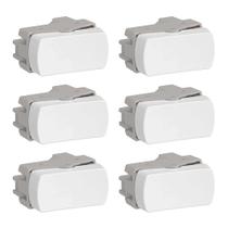 Kit 6x Interruptor Paralelo S3B72030 Branco Miluz Schneider