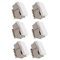 Kit 6x Interruptor Simples Branco Liz Tramontina 57115/010