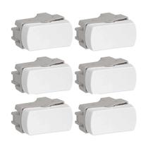 Kit 6x Interruptor Simples S3B72010 Branco Miluz Schneider Kit 6x Interruptor Simples S3B72010 Branco Miluz Schneider