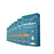 Kit 6X Lacto Guard 15 Caps Mastigável Sabor Baunilha Hf - HF Suplements