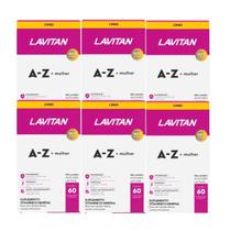 Kit 6x Lavitan A-Z Mulher Com 60 Comprimidos - Cimed