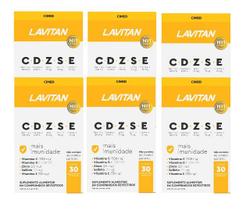 Kit 6x Lavitan Imunidade Vitaminas CDZSE C/ 30 Comp - Cimed