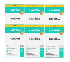 Kit 6x Lavitan Memória 60 Comprimidos - Cimed