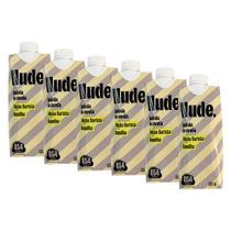 Kit 6X: Leite Vegetal Aveia Barista Sabor Baunilha Nude